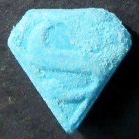 Blue Superman Ecstasy Pills