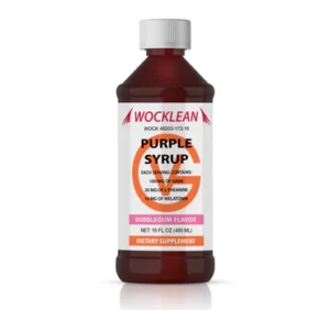 WOCKLEAN (16oz) Purple Bubblegum Flavor